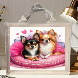 Diamond Painting Tragetasche Chihuahua